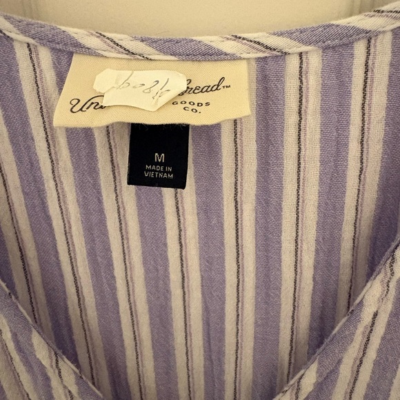 Universal Thread Lavender Striped Long Sleeve Maxi Dress - Picture 4 of 4